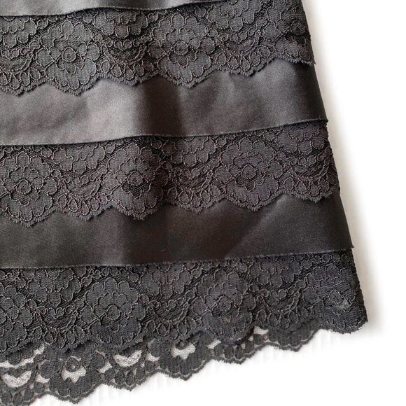 Tadashi Shoji Satin & Lace Cocktail Dress - Picture 5 of 10